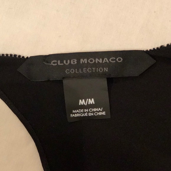 Club Monaco Collection silk and leather cami - Picture 5 of 6